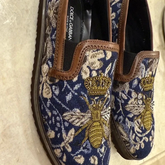 Dolce & Gabbana Blue and Brown Slip-On Loafers
Dolce & Gabbana Dolce & Gabbana Slip-on shoes for Men | Online Sale up to 59  main image 3